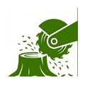 Stump grinding icon
